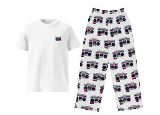Cassette Tape T-Shirt & Pants Set