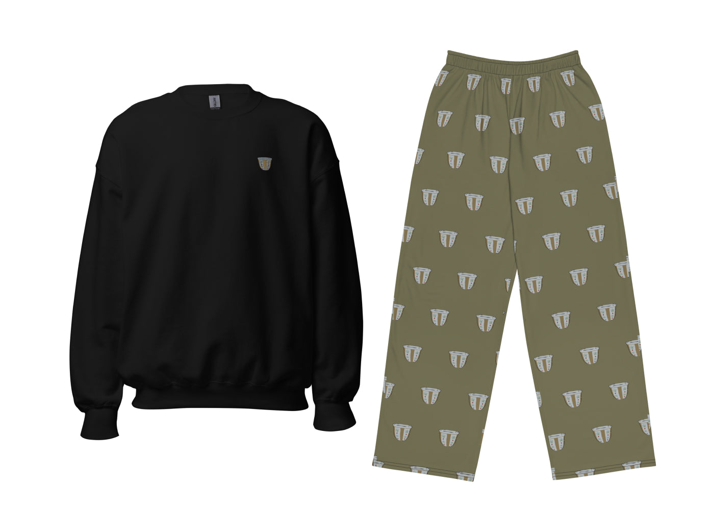 Finjan (Khaki) Sweatshirt & Pants Set