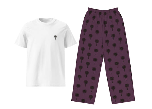 Palm Tree T-Shirt & Pants Set