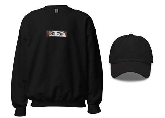 Woman's Eyes Sweatshirt Set