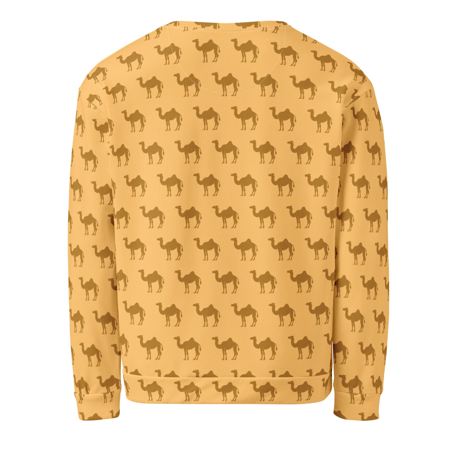Camel Pattern - All-Over Print Recycled Unisex Sweatshirt