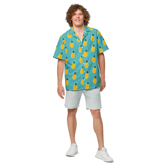 Pineapple Pattern - Unisex Button Shirt