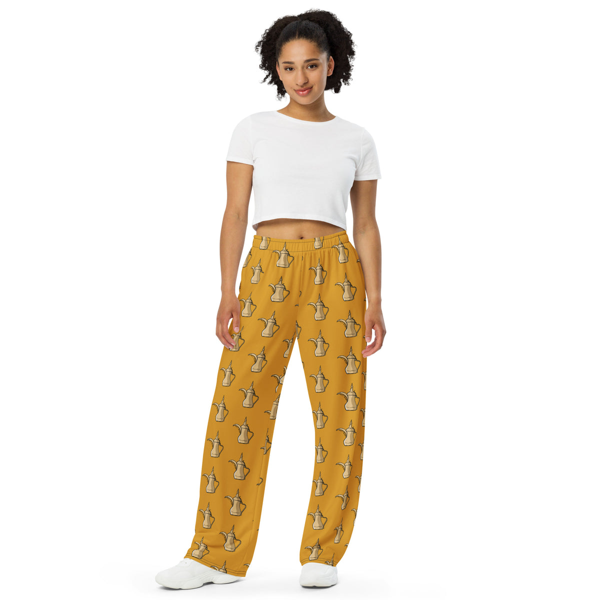 Dallat Gahwa (Yellow) T-Shirt & Pants Set