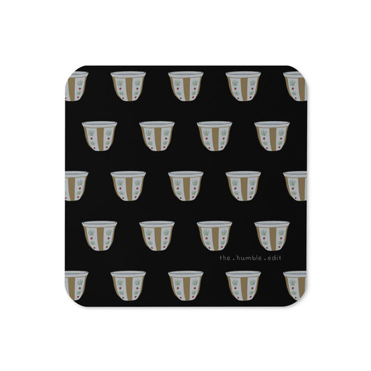 نمط الفنجان - كوستر بقاعدة فلينية