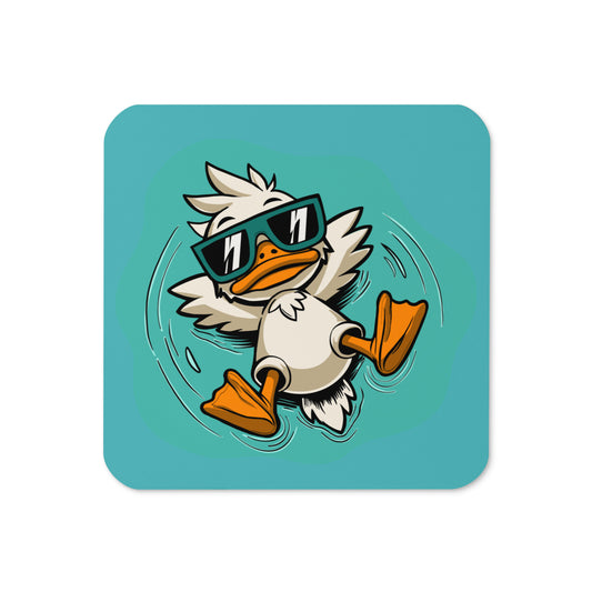 البط المرتاح - كوستر بقاعدة فلينية