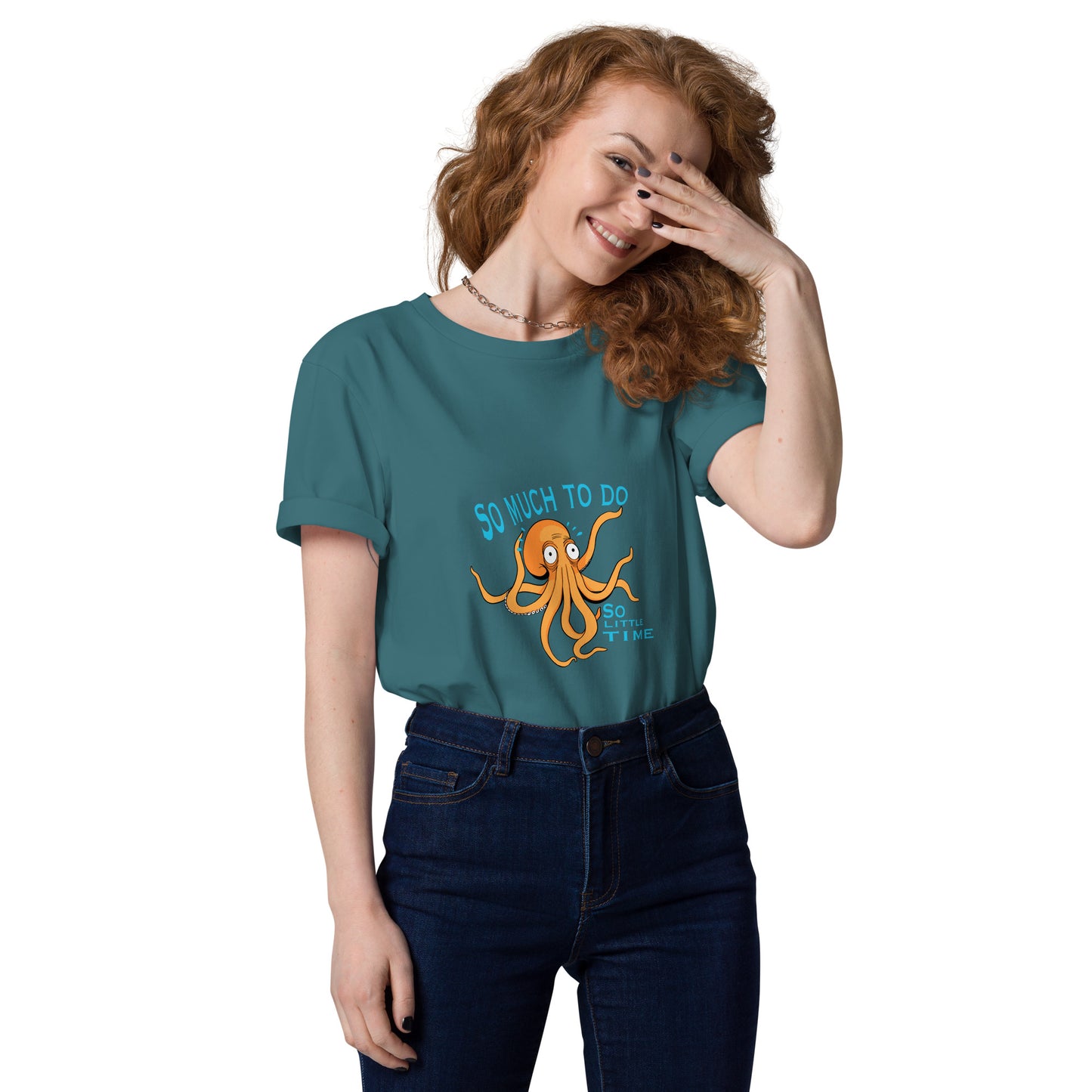 So Much To Do Octopus - Unisex Organic Cotton T-shirt