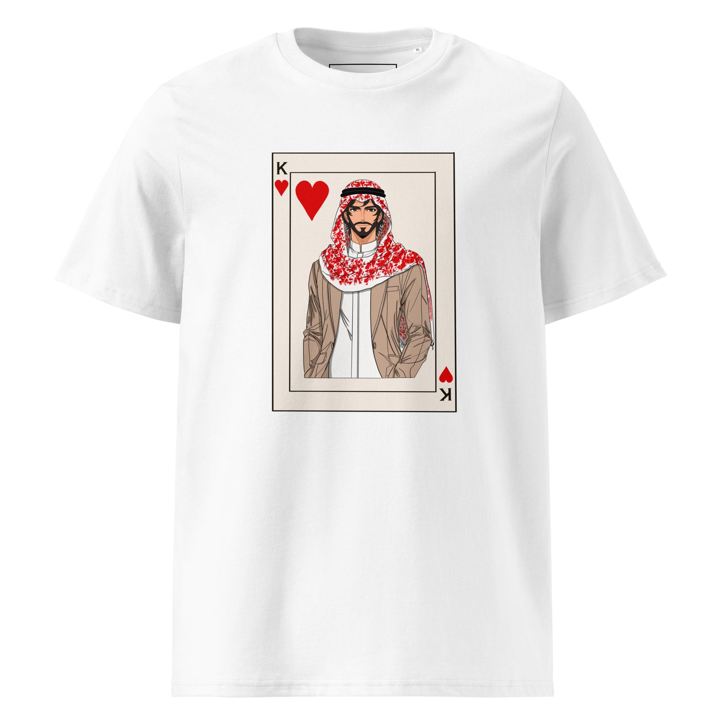King of Hearts - Unisex Organic Cotton T-shirt