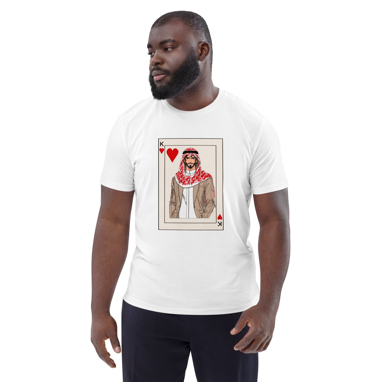 King of Hearts - Unisex Organic Cotton T-shirt
