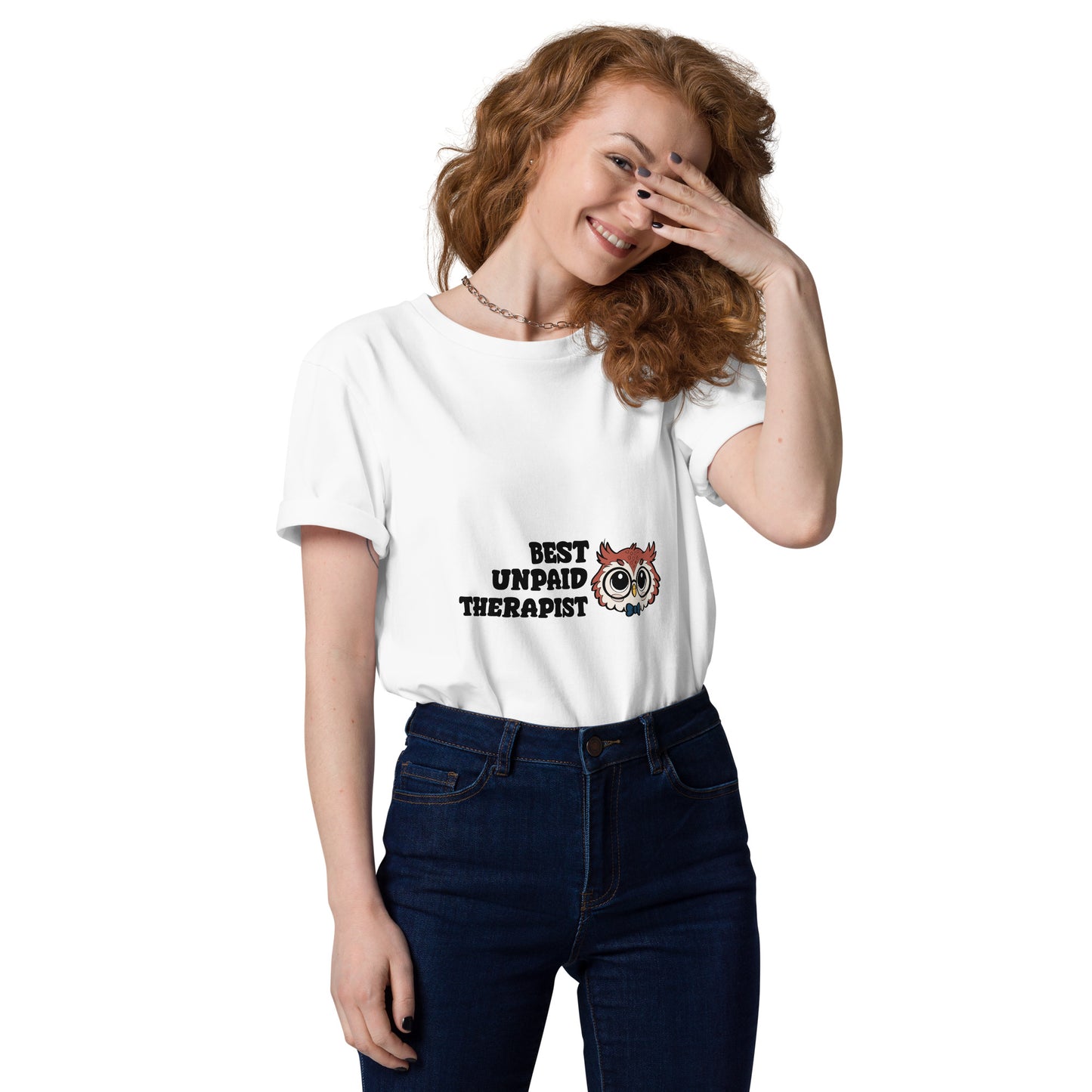 Best Unpaid Therapist - Unisex Organic Cotton T-shirt
