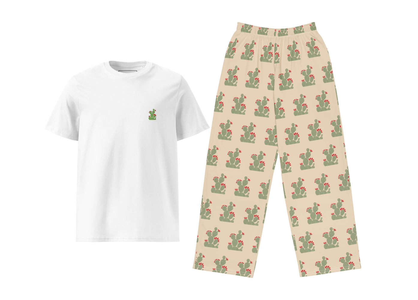 Cactus T-Shirt & Pants Set