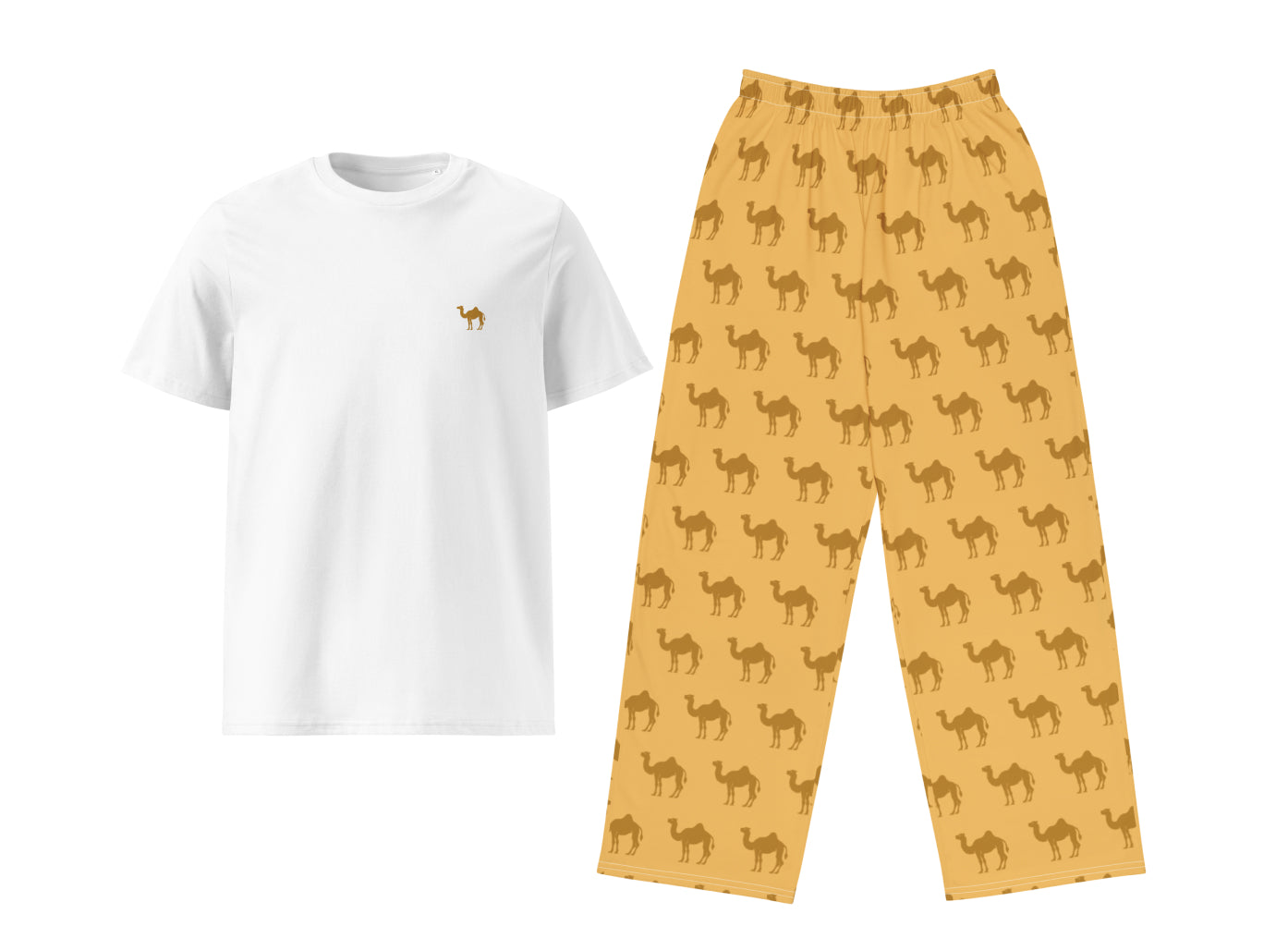 Camel T-Shirt & Pants Set