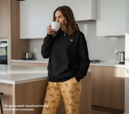 مجموعة هودي خفيف وبنطال الجمل