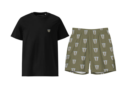 Finjan T-Shirt & Swim Trunks Set