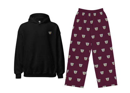 Finjan (Maroon) Lightweight Hoodie & Pants Set