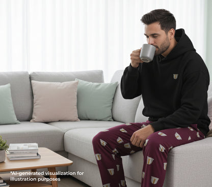 Finjan (Maroon) Lightweight Hoodie & Pants Set