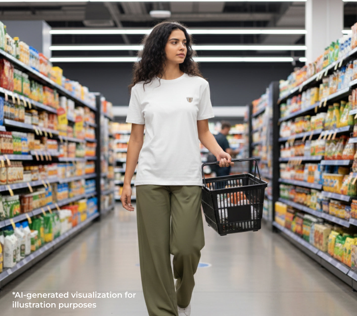 مجموعة تيشيرت وبنطال الفنجان (كاكي سادة)