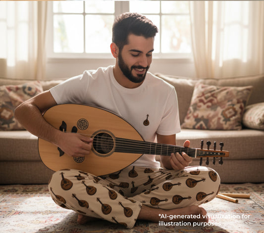 مجموعة تيشيرت وبنطال العود