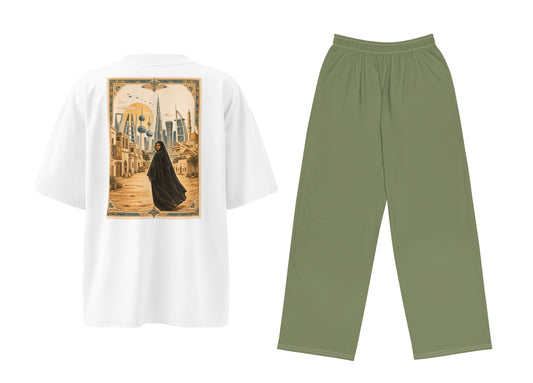 Our GCC2 (Military Green) Oversized T-shirt & Pants set
