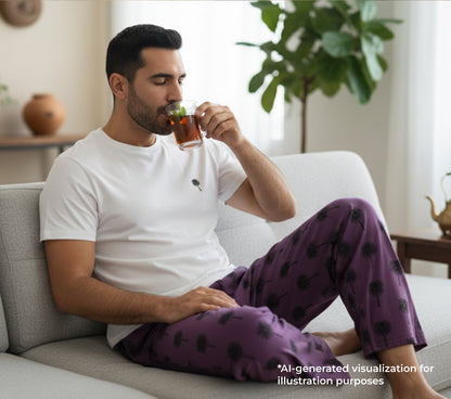 مجموعة تيشيرت وبنطال النخلة