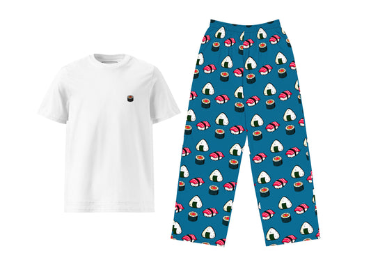 Sushi (Cerulean) T-Shirt & Pants Set
