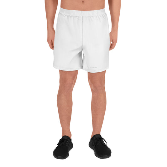 White - Men's Recycled Athletic Shorts