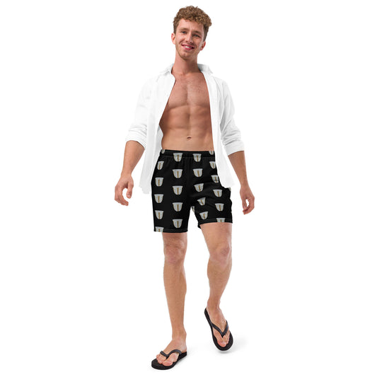 Finjan Pattern - All-Over Print Recycled Swim Trunks