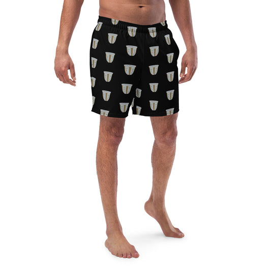 Finjan Pattern - All-Over Print Recycled Swim Trunks