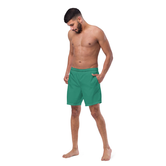 Elf Green - All-Over Print Recycled Swim Trunks