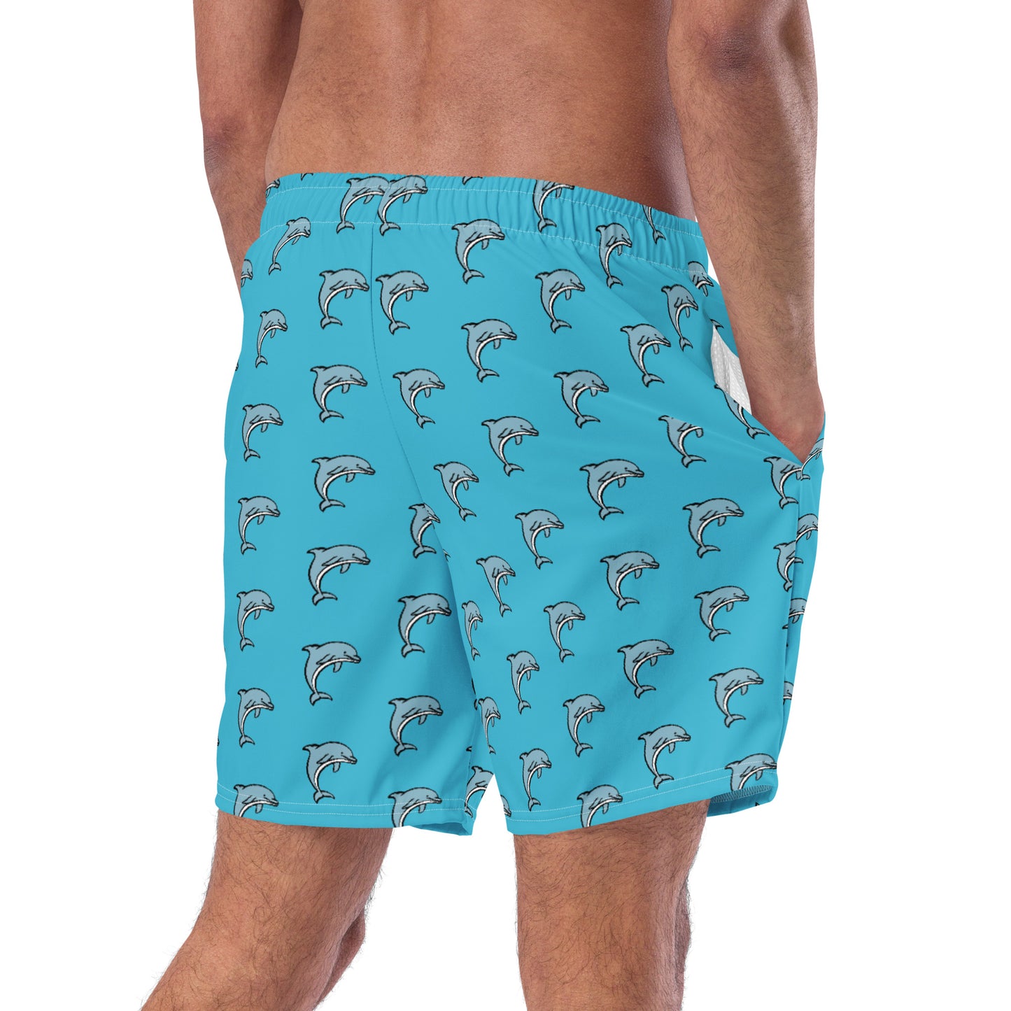 Dolphin (Blue) T-Shirt & Swim Trunks Set