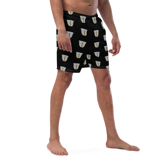 Finjan Pattern - All-Over Print Recycled Swim Trunks