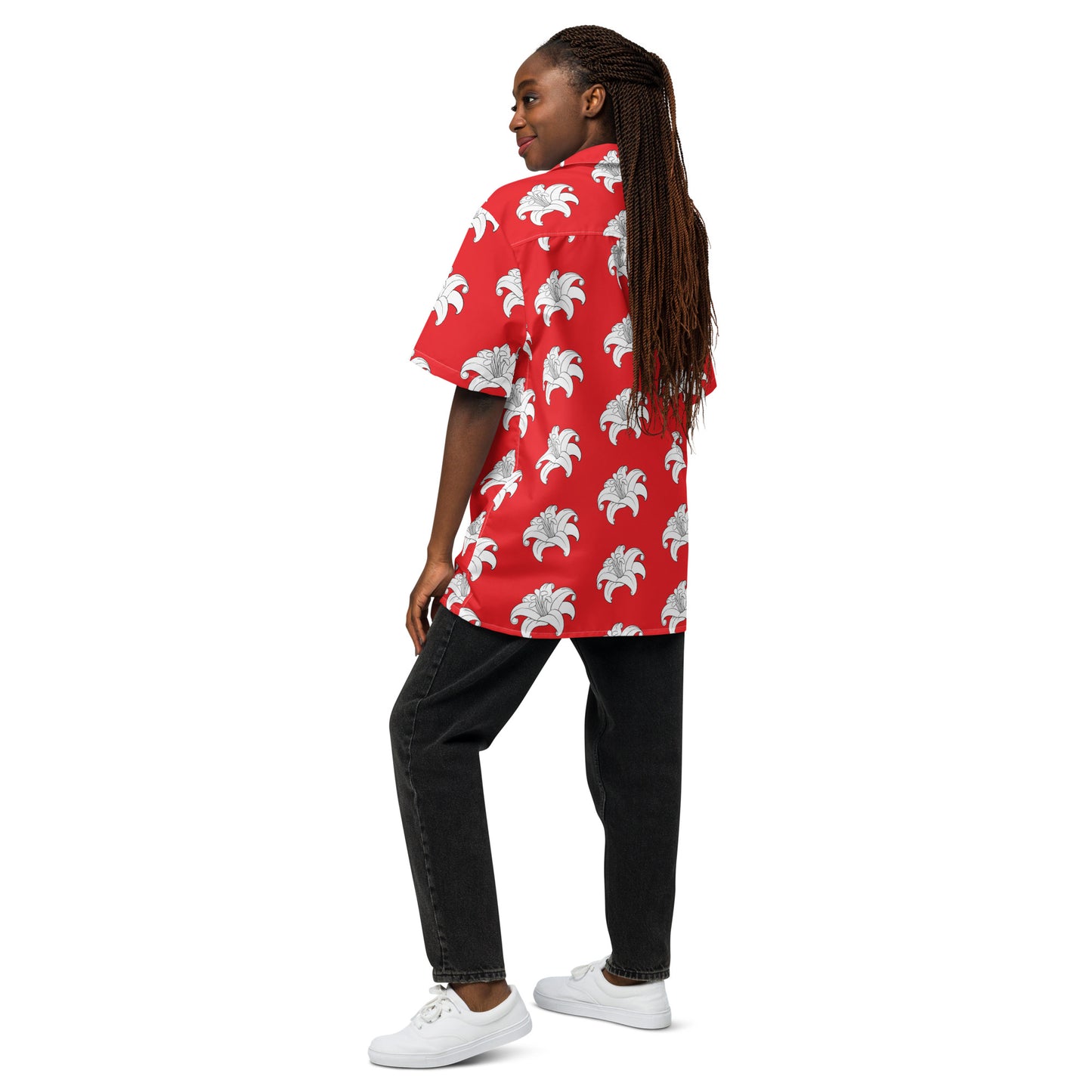 Lilies - Unisex Button Shirt