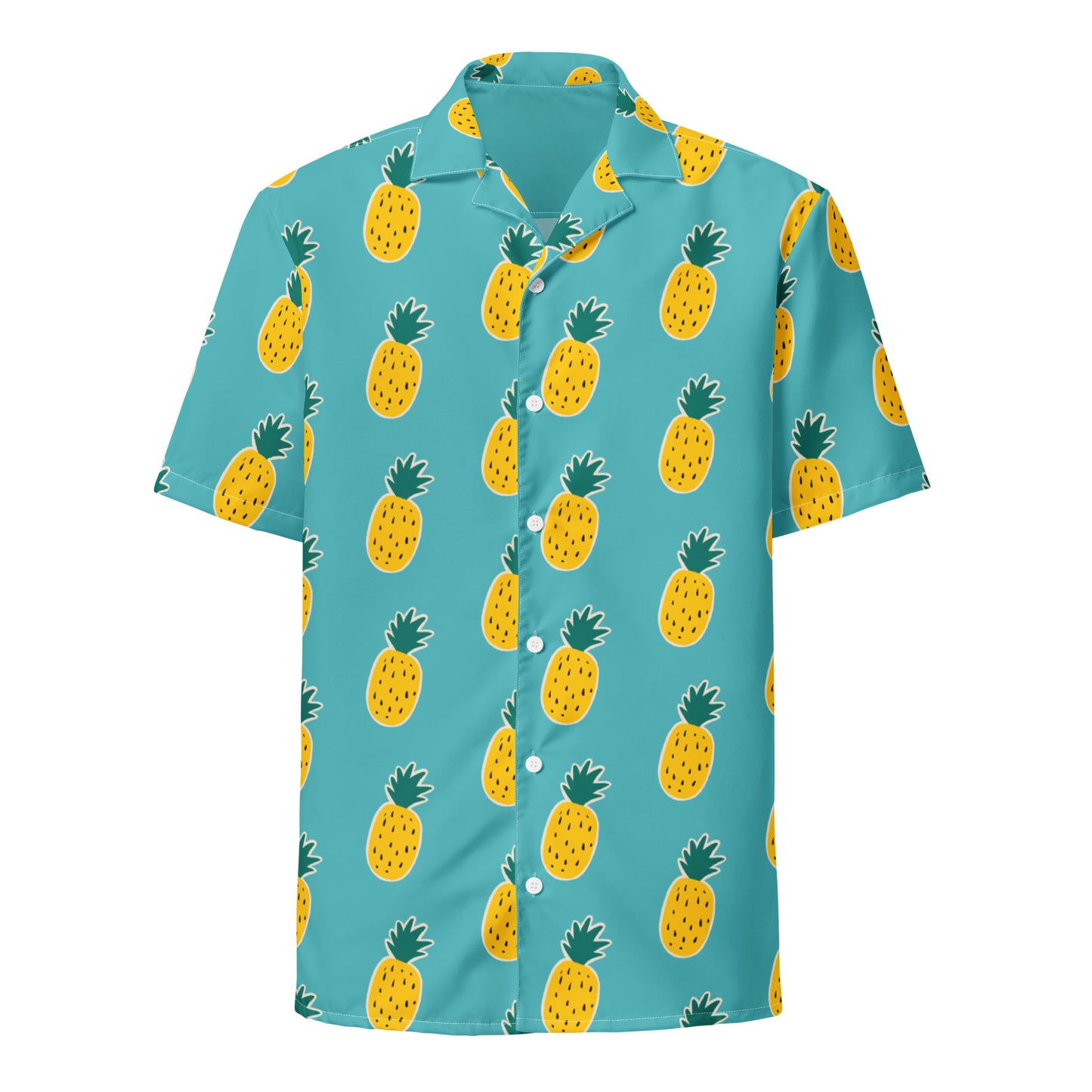 Pineapple Pattern - Unisex Button Shirt