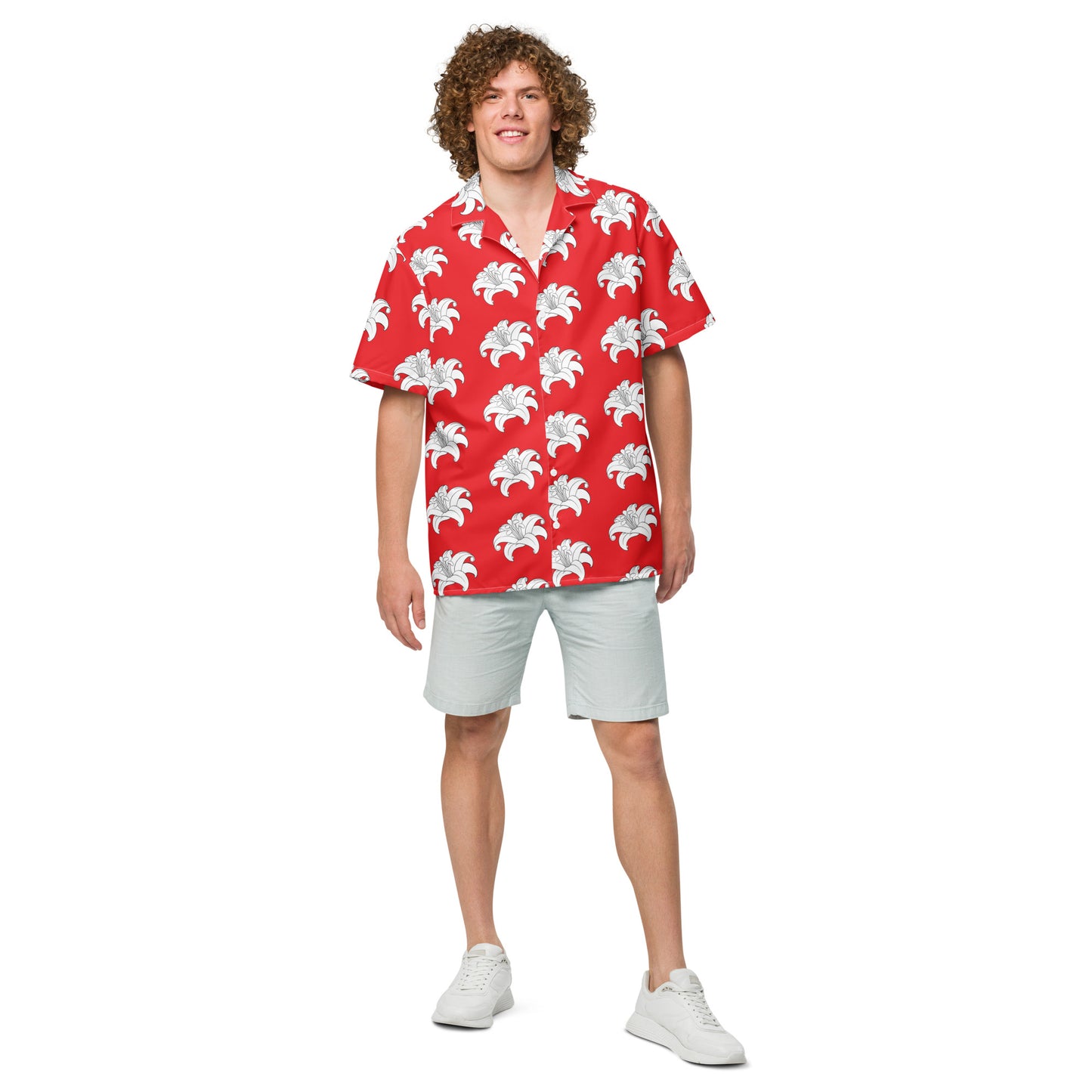 Lilies - Unisex Button Shirt