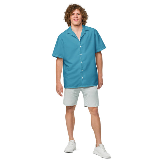 Blue - Unisex Button Shirt