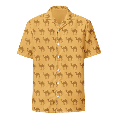 Camel Pattern - Unisex Button Shirt
