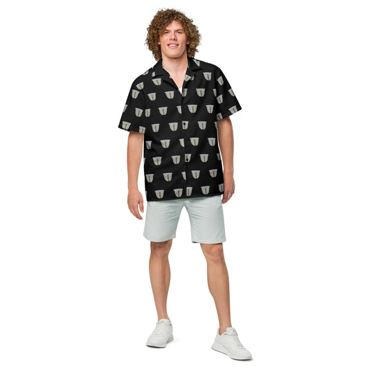 Finjan Pattern - Unisex Button Shirt