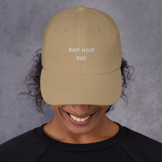 Bad Hair Day - Embroidered Dad Hat