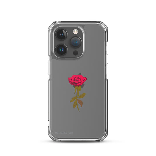 Red Rose - Clear Case for iPhone®
