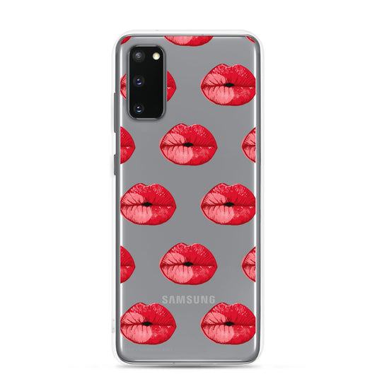 Red Lips - Clear Case for Samsung®