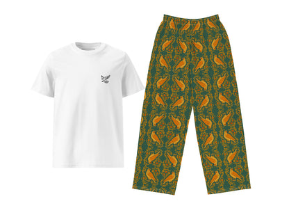 Arabesque Falcon (Dark Green) T-Shirt & Pants Set