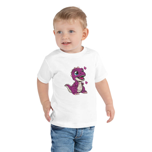 Purple Dinosaur - Toddler Short Sleeve Tee