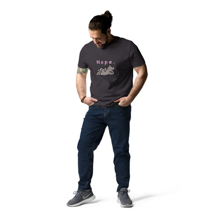 Nope. Cat - Unisex Organic Cotton T-shirt