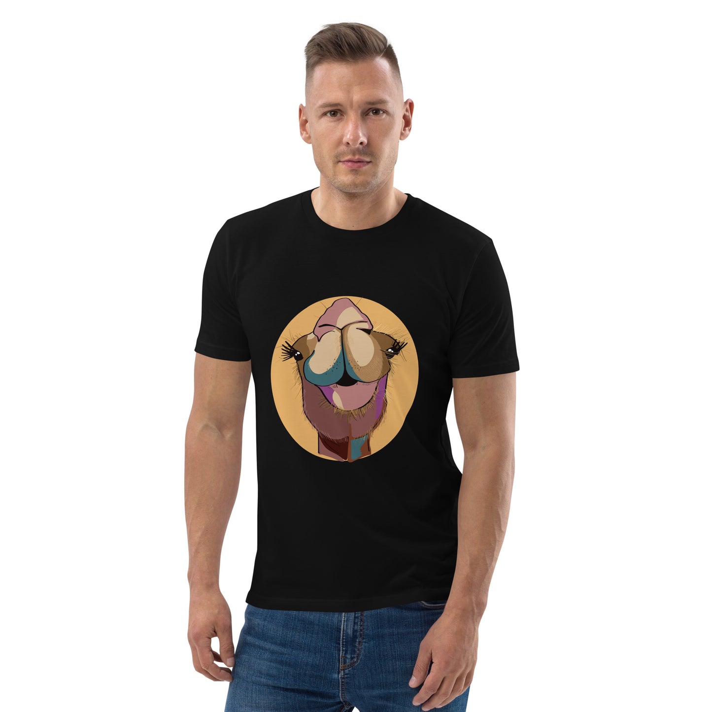 Camel Close Up - Unisex Organic Cotton T-shirt