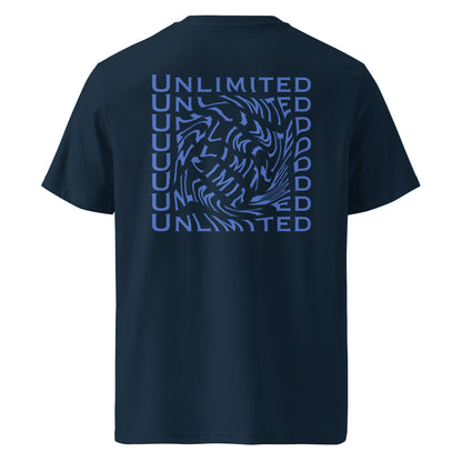 Unlimited (Back) - Unisex Organic Cotton T-shirt