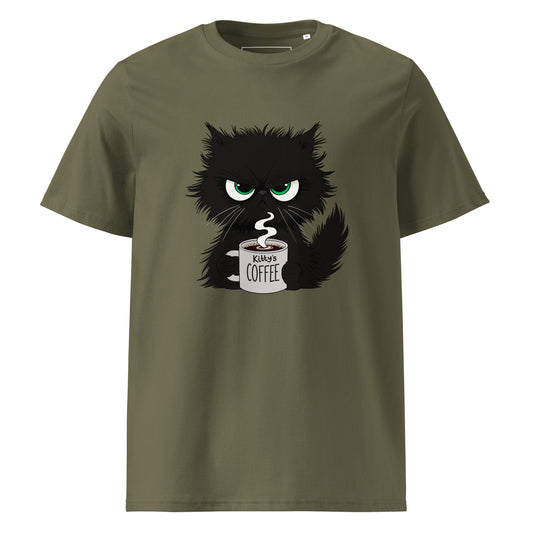 Kitty's Coffee - Unisex Organic Cotton T-shirt