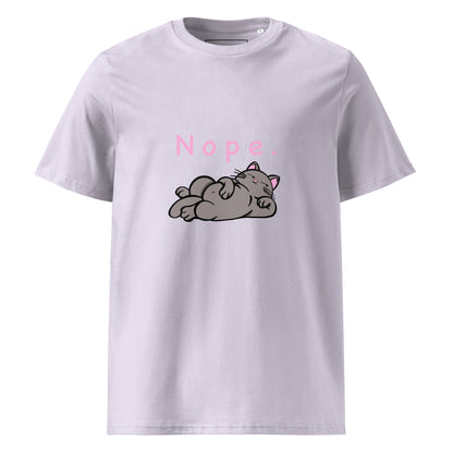 Nope. Cat - Unisex Organic Cotton T-shirt