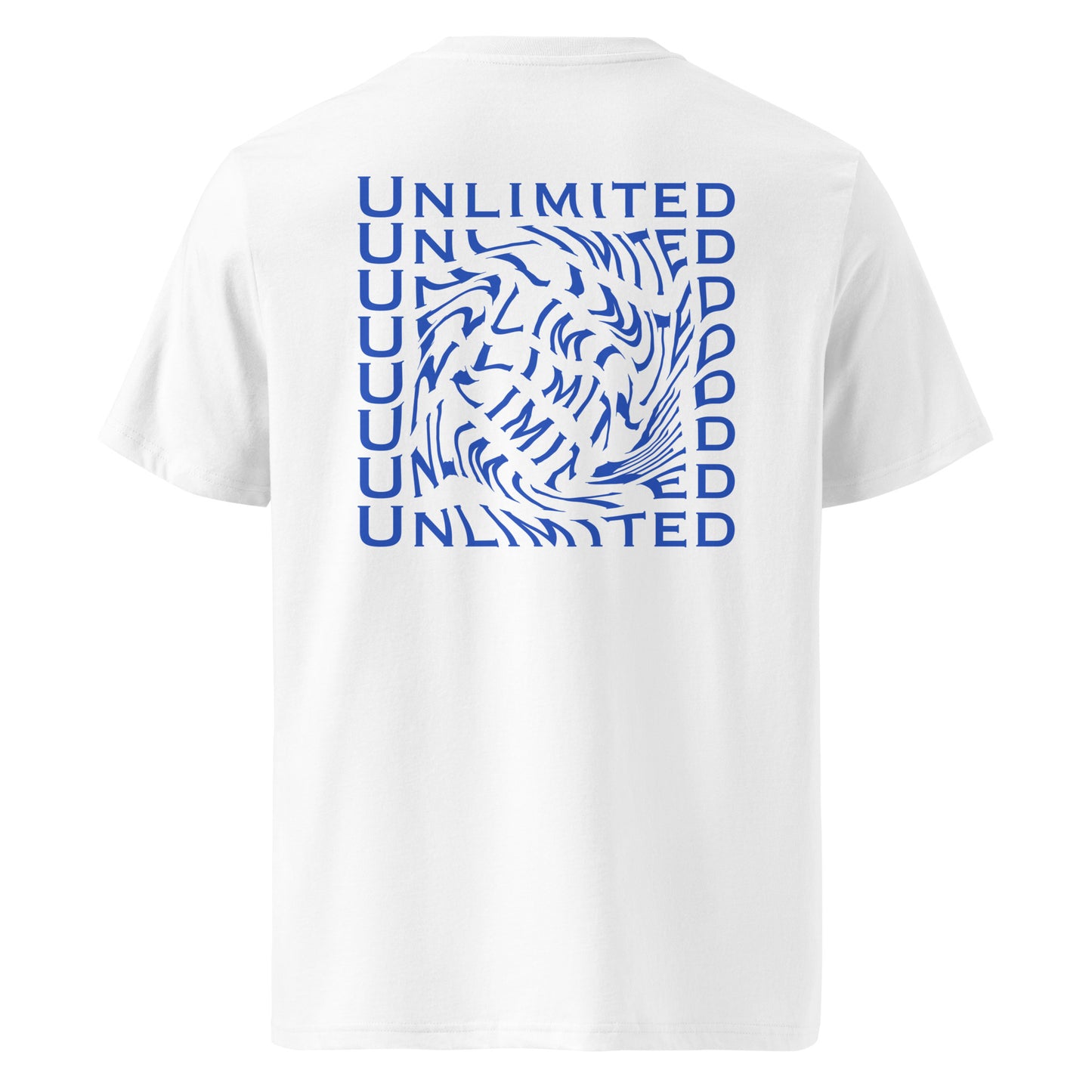 Unlimited (Back) - Unisex Organic Cotton T-shirt