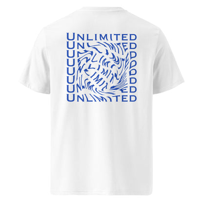 Unlimited (Back) - Unisex Organic Cotton T-shirt