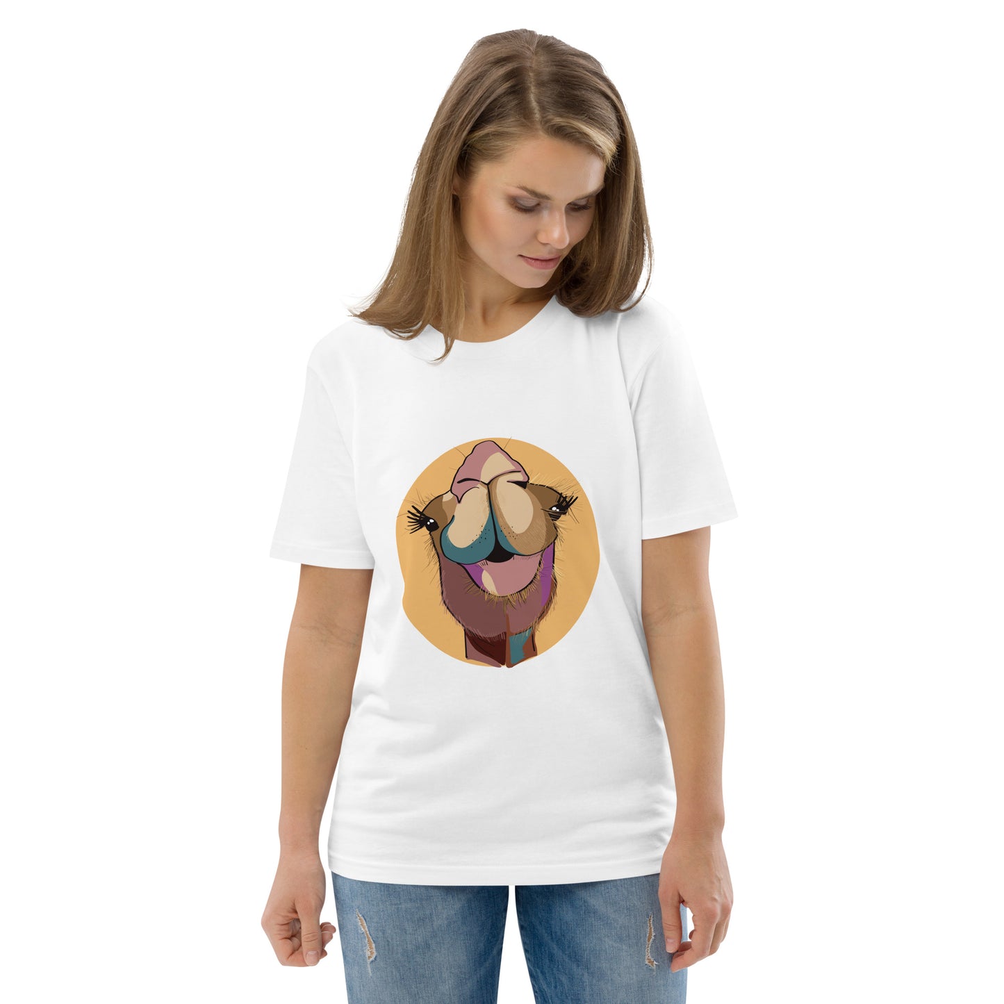 Camel Close Up - Unisex Organic Cotton T-shirt